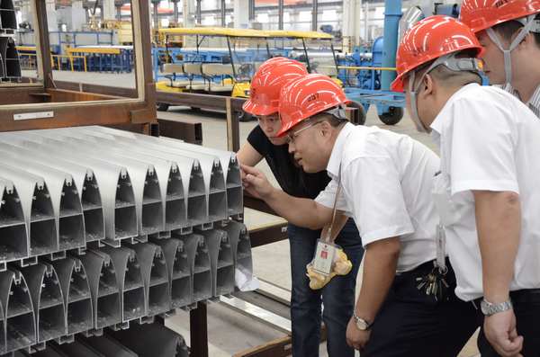 广州江河幕墙系统工程有限公司辅导光临我司调查