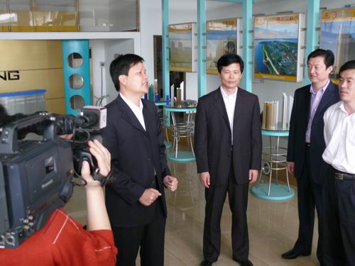 沛县辅导到我公司参观调查