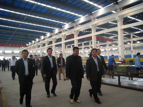 11月初上级辅导屡次到我公司参观调查