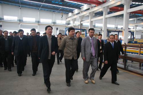 江苏副省长等辅导到我分公司视察工作