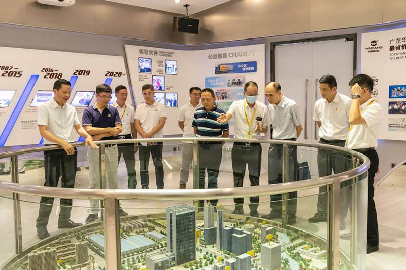 科技创新引领高质量发展|南海区市监局,狮山镇市监所一行光临福鹿会F6集团调研领导工作