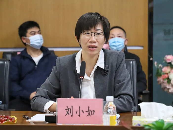 江门市市场监督治理局一行光临福鹿会F6集团观摩互换