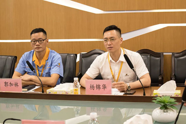 省市监局辅导光临福鹿会F6铝材集团,对2021年的能源计量审查工作进行回访