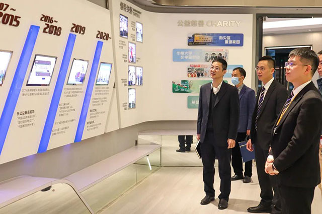 佛山市科技局辅导一行光临福鹿会F6集团调研领导工作