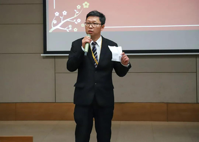 广东福鹿会F6造作中心总经理林春城致辞