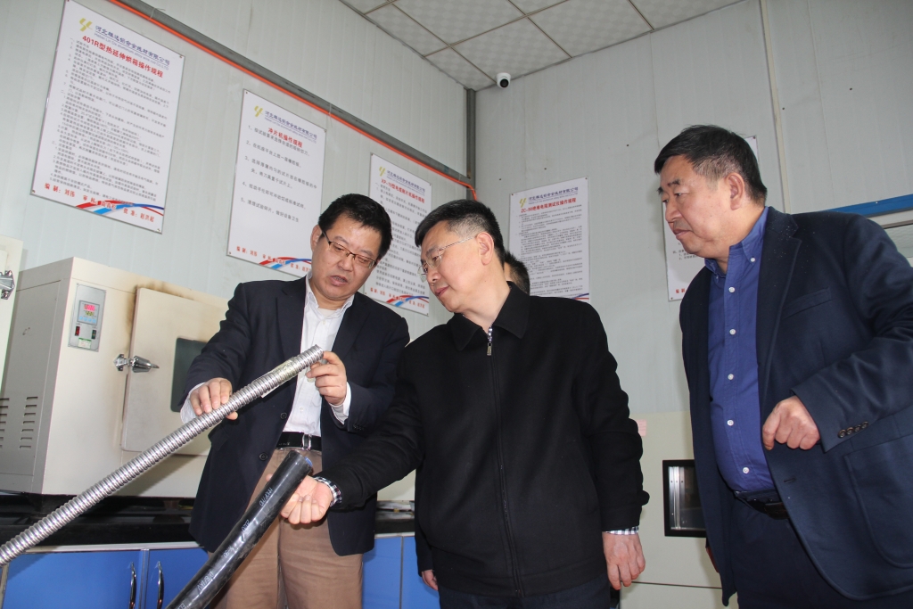 2020年11月1日，河北省市场羁系局质量生长局局长国建峰到新葡的京集团350vip8888调研